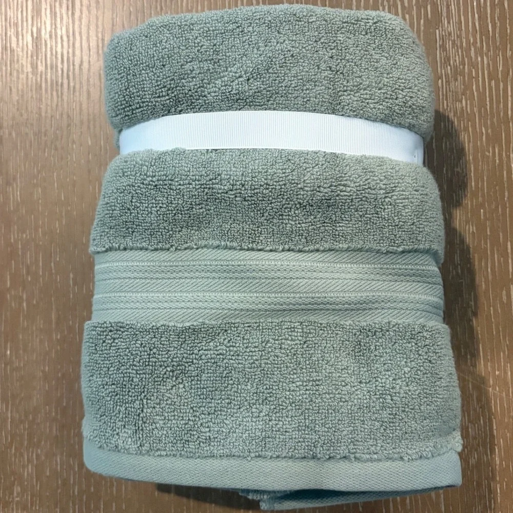 Brooks Brothers Set of 2 Hand Towels 18x28 Super Soft Cotton New NWT